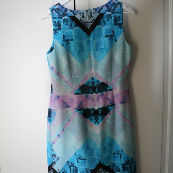 NWOT Ivanka Trump | Geometric Sheath Dress | 8 - Picture 8 of 16